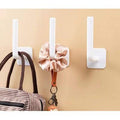 White 12 Pack Self Adhesive Hooks D1102
