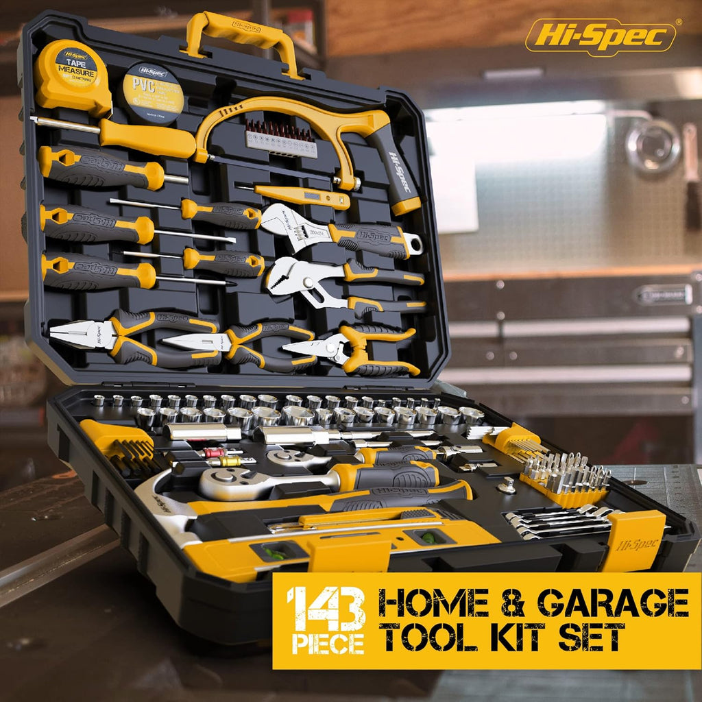 143 Piece Home & Garage Tool Kit Set E186184