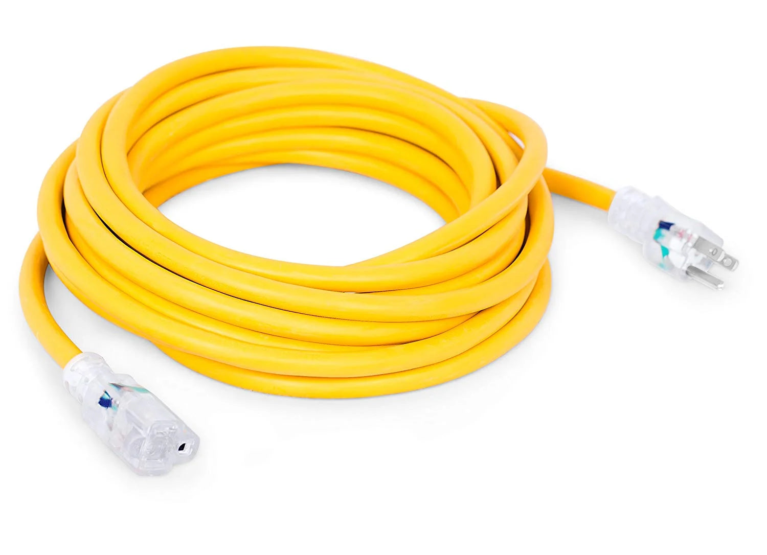 25 FT Power Extension Cord with LED Plugs 12 AWG B889002