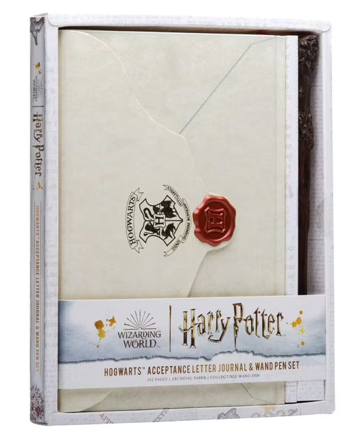 Harry Potter Hogwarts Acceptance Letter Journal and Wand Pen Set A399