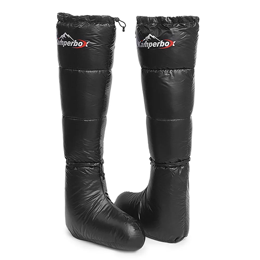 Winter Down Booties Socks with Adjustable Drawstring M841