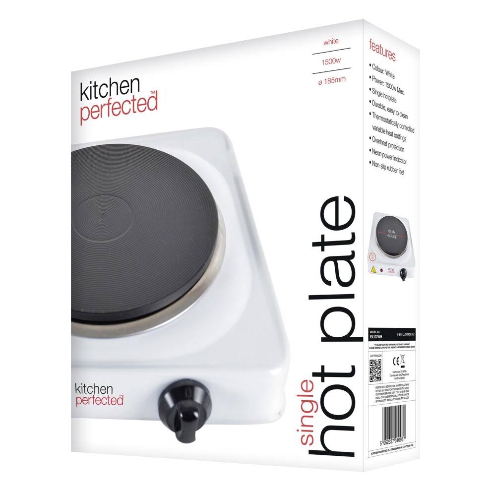 White Single Hotplate C49042