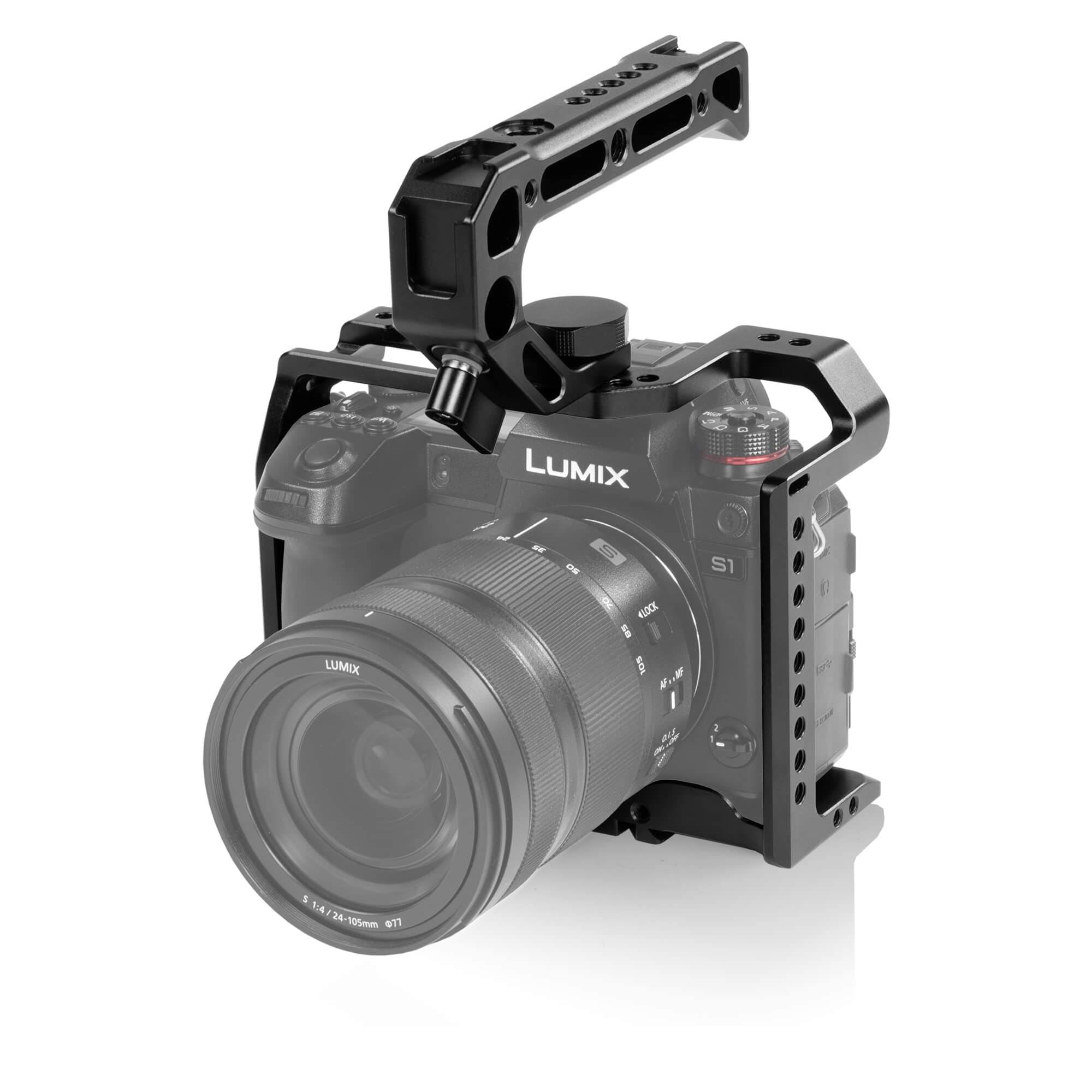 Shape Cage with Top Handle for Panasonic Lumix S1/S1R Cameras O2439