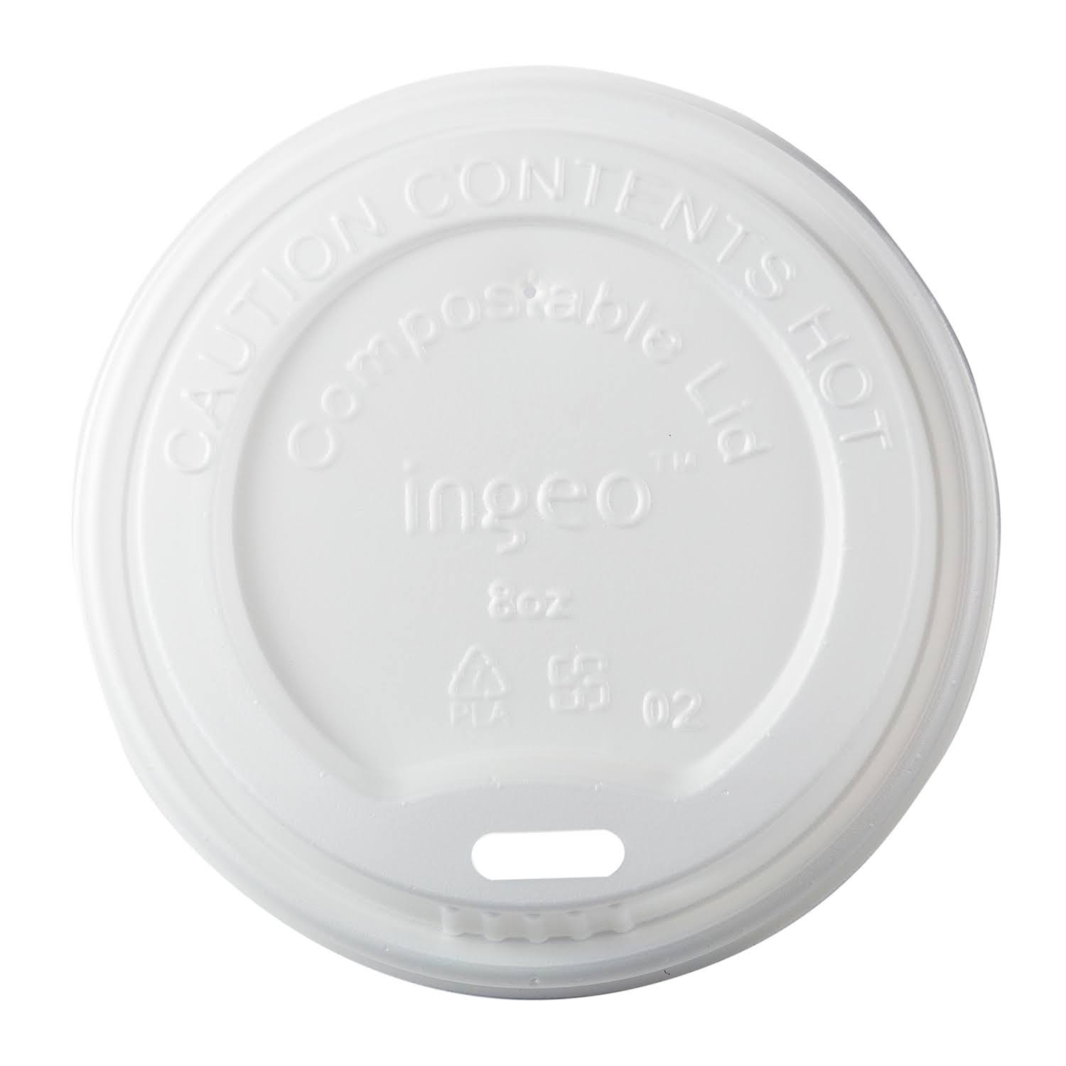 8 oz. CPLA Hot Cup Lids, Case of 1,000 G423638