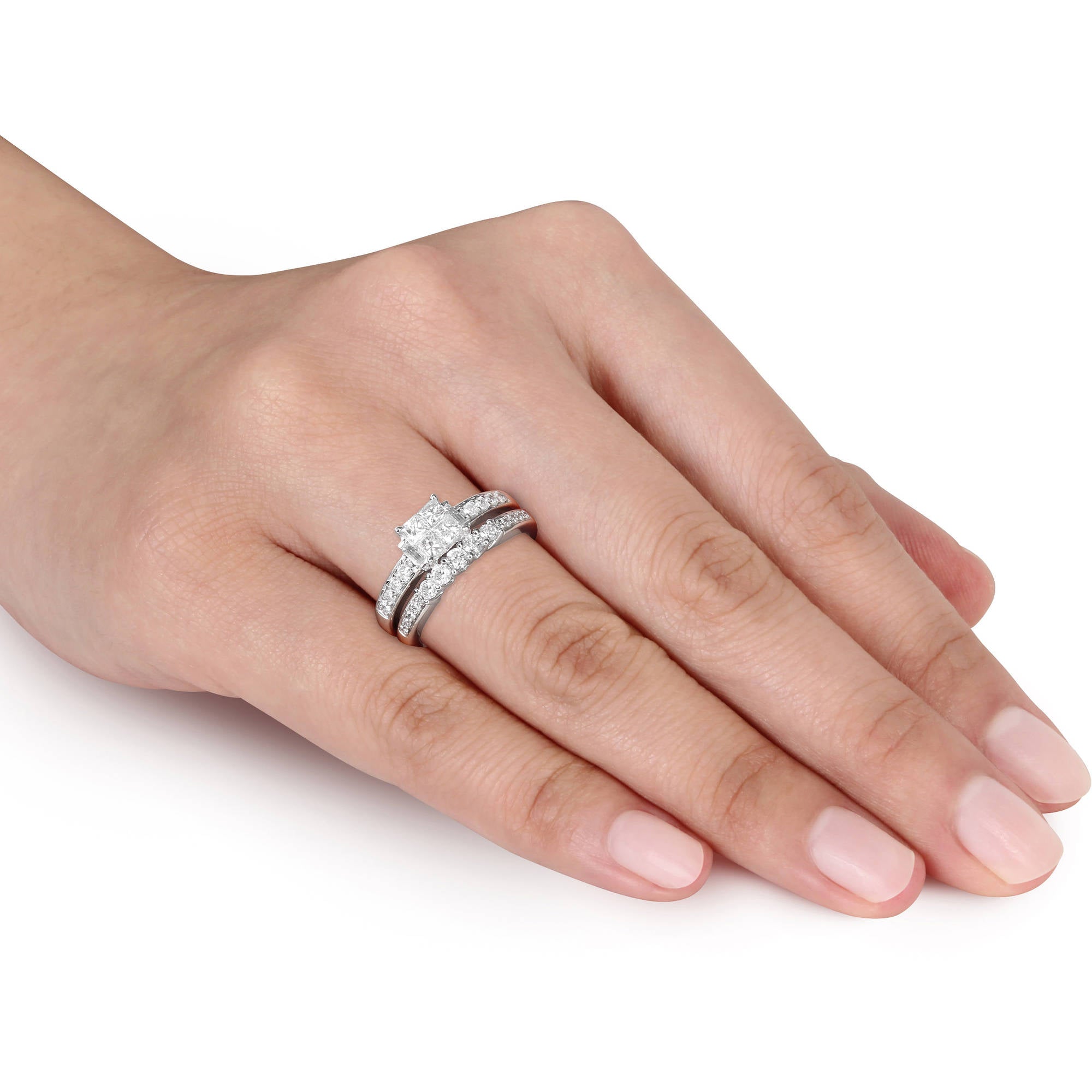 14kt Rose Gold Diamond Bridal Set J168