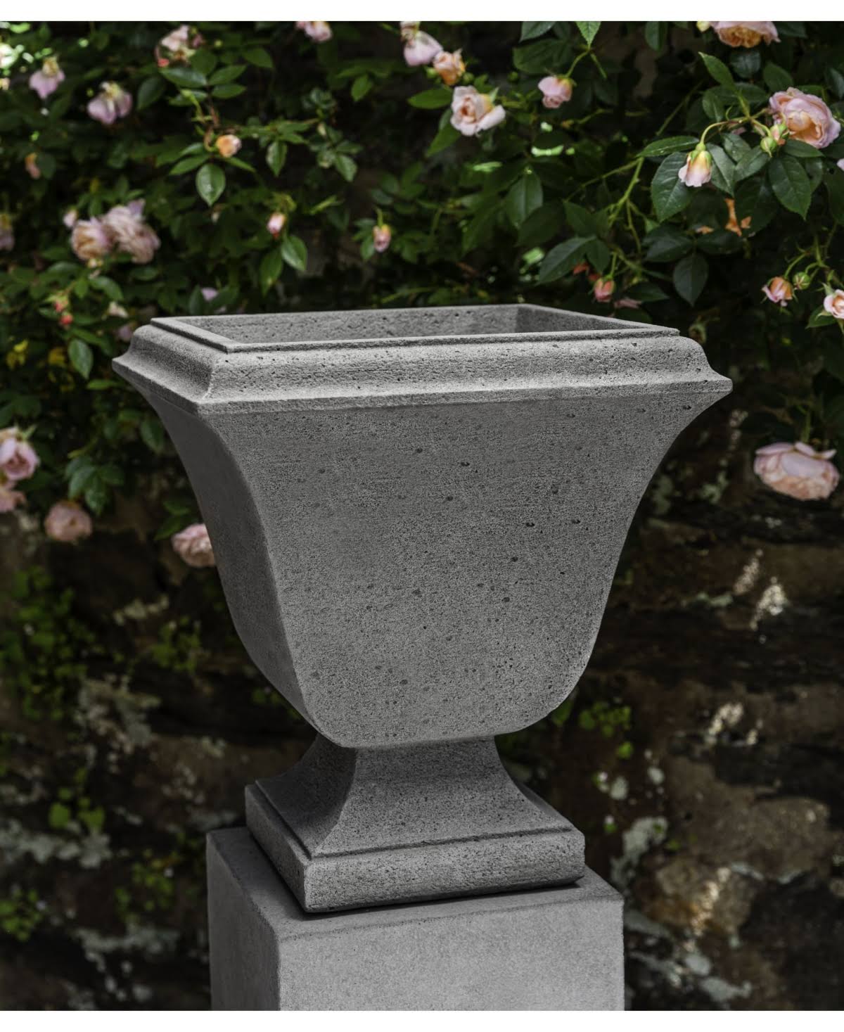 Aged Limestone Urn U85965