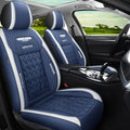 Green Faux Leather Car Seat Covers 5 Seats Full Set F415
