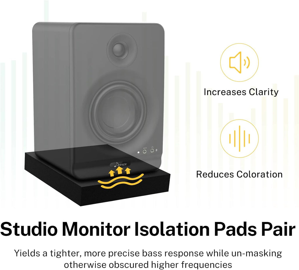 4 Near Field Studio Monitors with Bluetooth, 2-Pack Y56094
