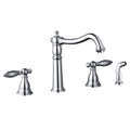 Two Handle Kitchen Faucet with Side Sprayer U17243
