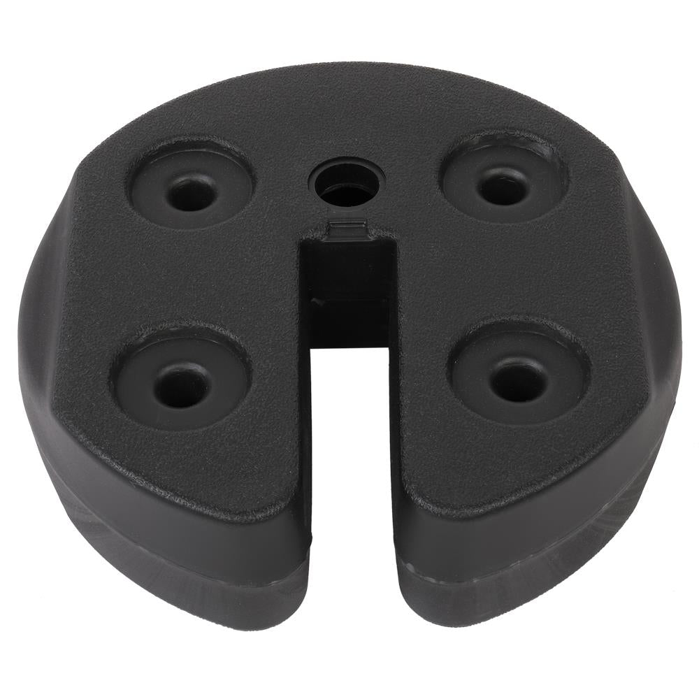 6pcs Tent Shade Canopy Water Fillable Weight Plates Black X66334