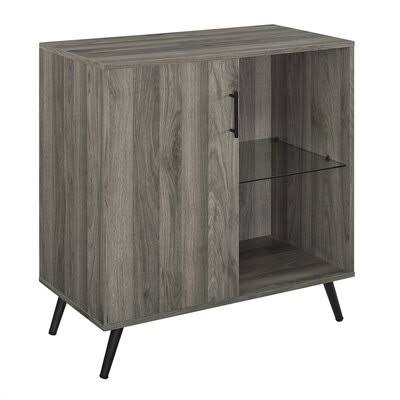 Slate Gray 1 Door Accent Cabinet G832