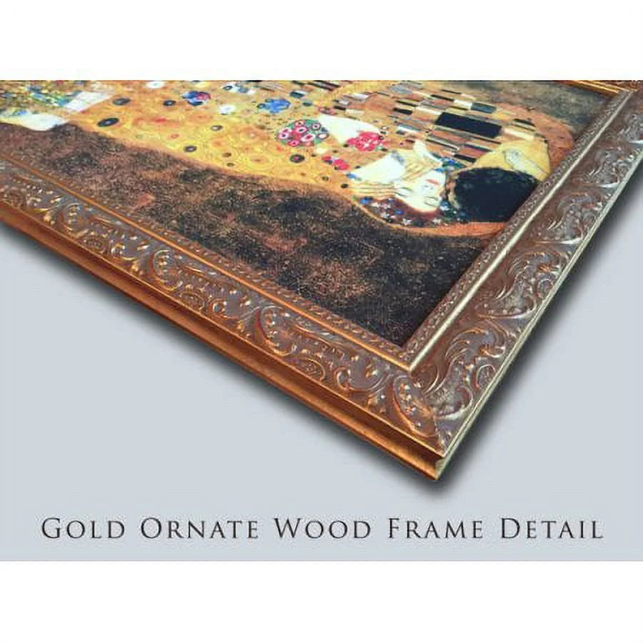 12x12 Gold Ornate Wood Framed Museum Art Print X566