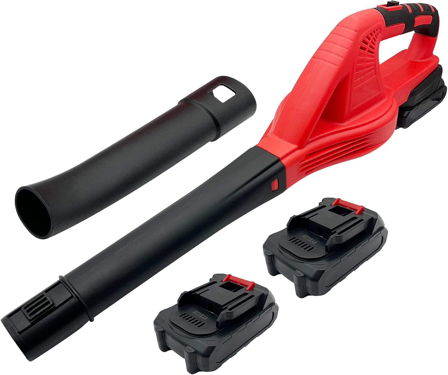 Cordless Electric Leaf Blower with 2.0Ah Battery & Fast Charger, 2 Speed Control, Pack of 2 S2433