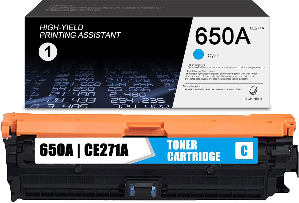 1 Pack Cyan High Yield Remanufactured Toner Cartridge P115
