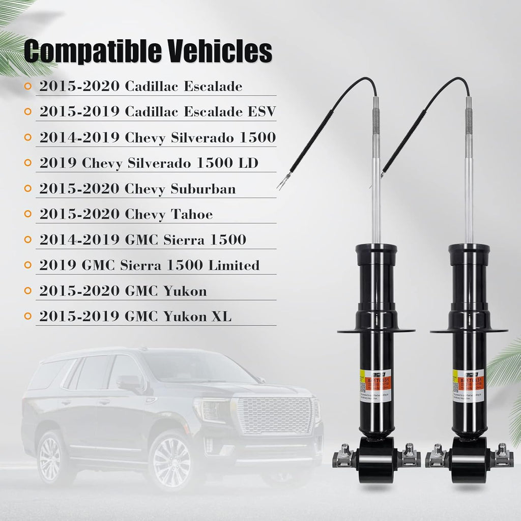 2PCS Front Shocks Absorbers Struts Electronic Magnetic Y9385
