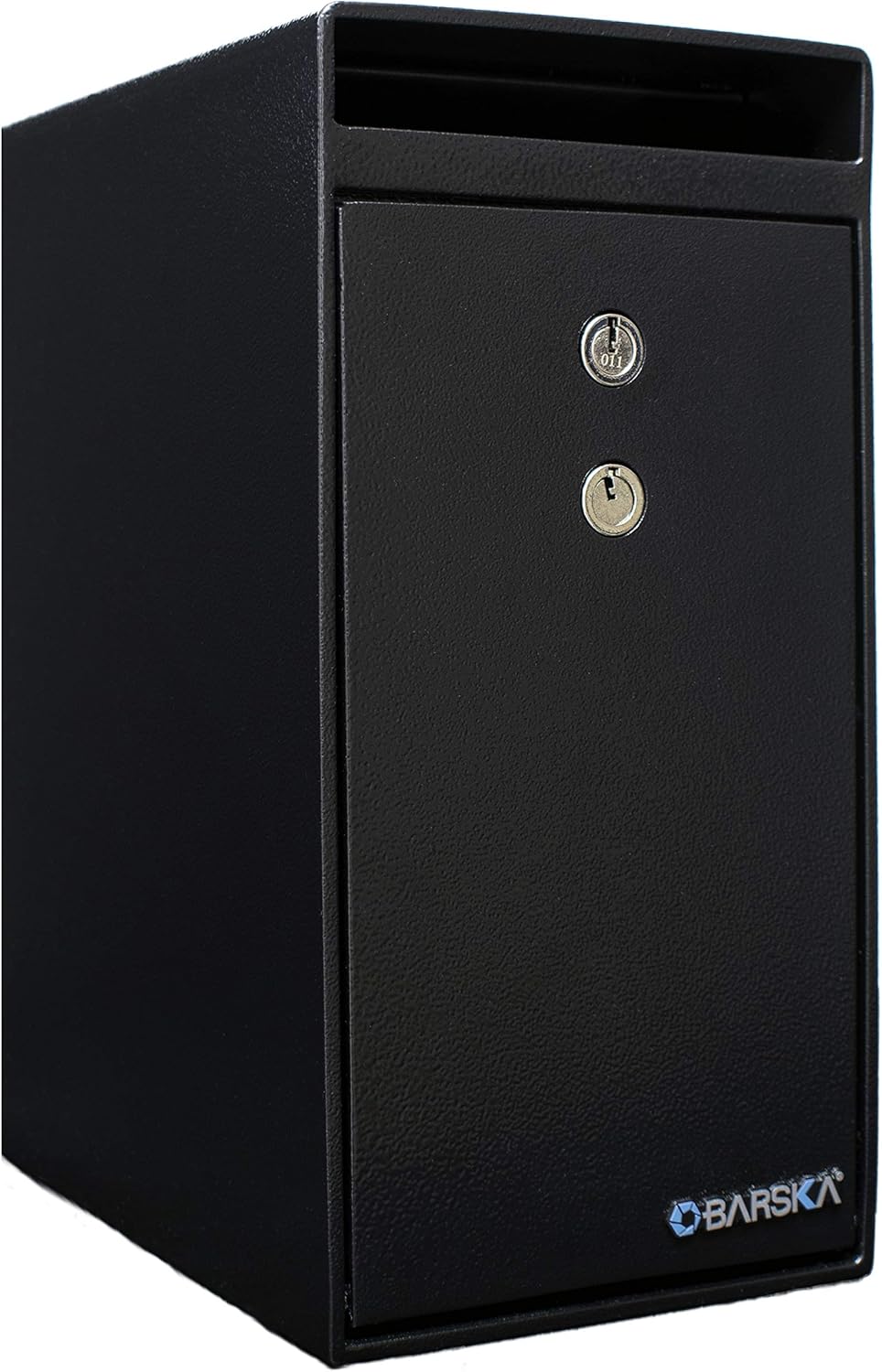 Steel Cash Drop Depository Safe Box 12 in x 9 in x 6 in K605524