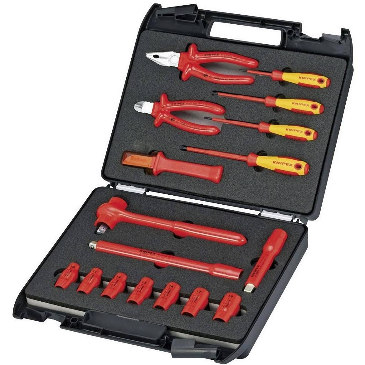 Compact Tool Case with Insulated Tools C261