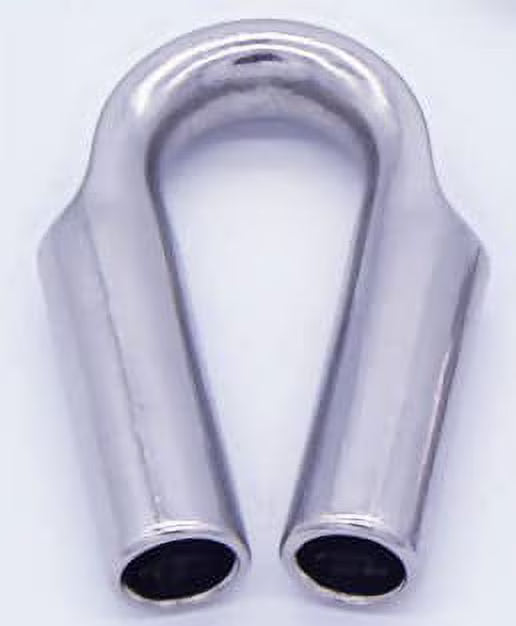 316 Stainless Steel Wire Rope Tube Thimble 05-Pack I34393