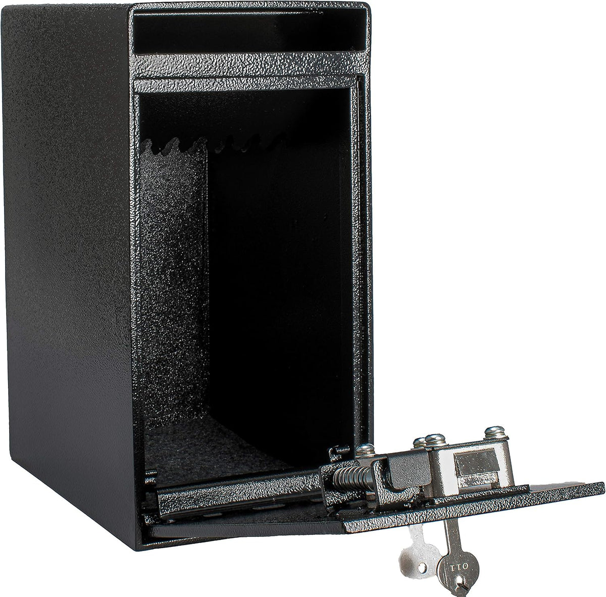 Steel Cash Drop Depository Safe Box 12 in x 9 in x 6 in K605524