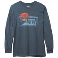 Navy Heather Men's Long Sleeve Graphic T Shirt J95567