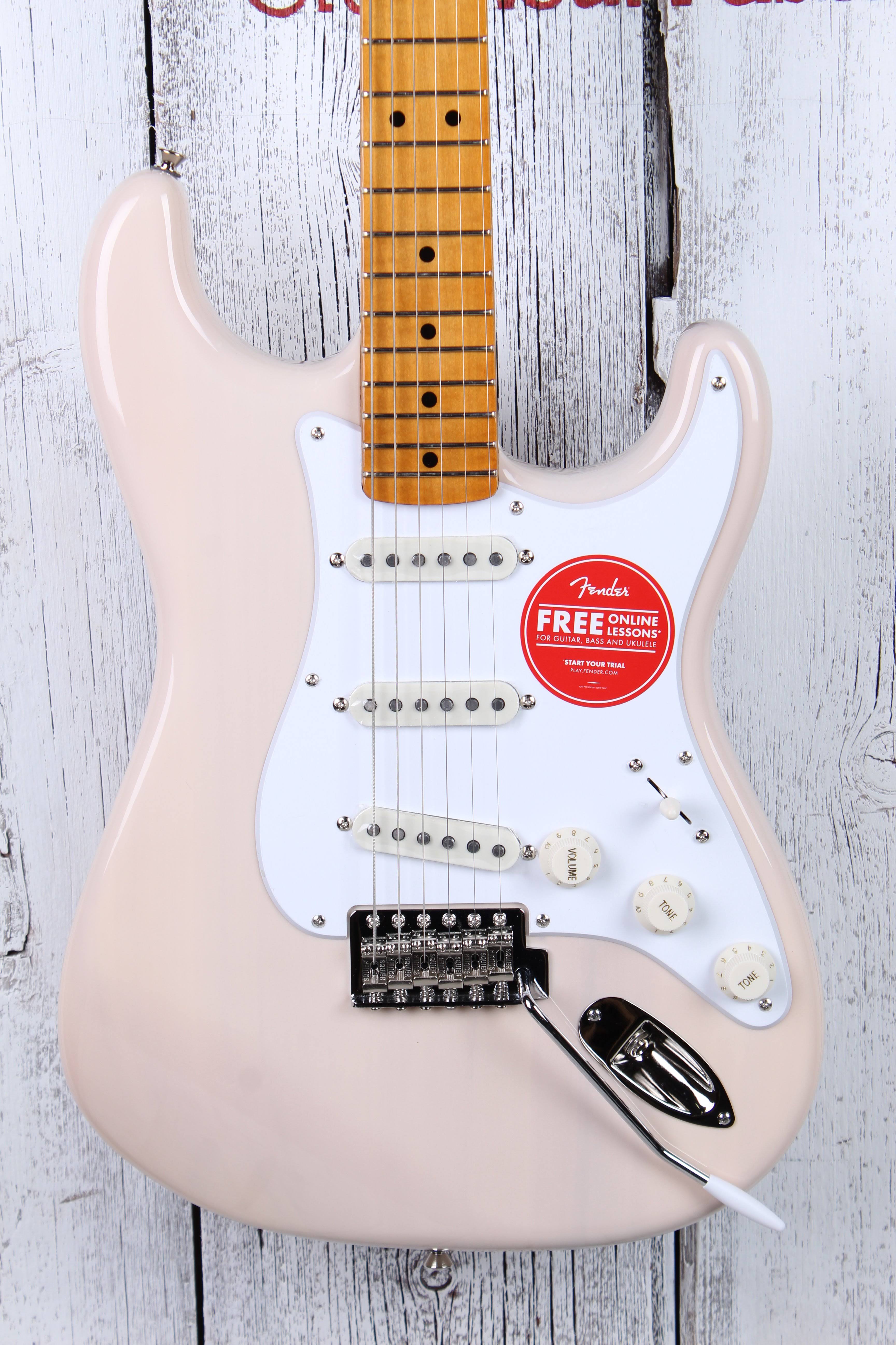 White Blonde Stratocaster Electric Guitar O687867