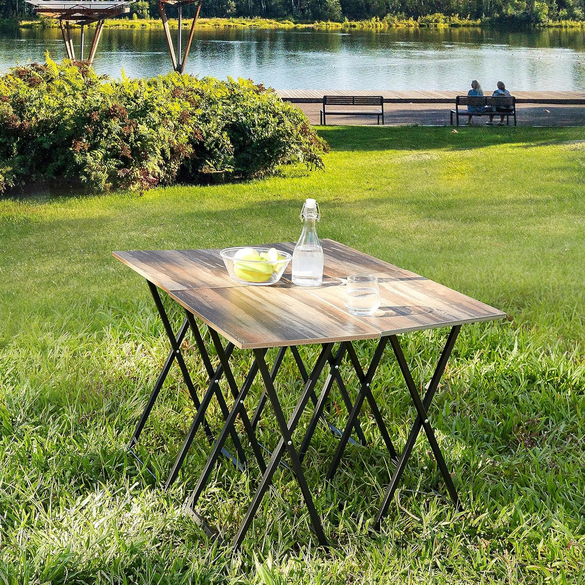 Set of 4 Folding Tv Tray Table F3943