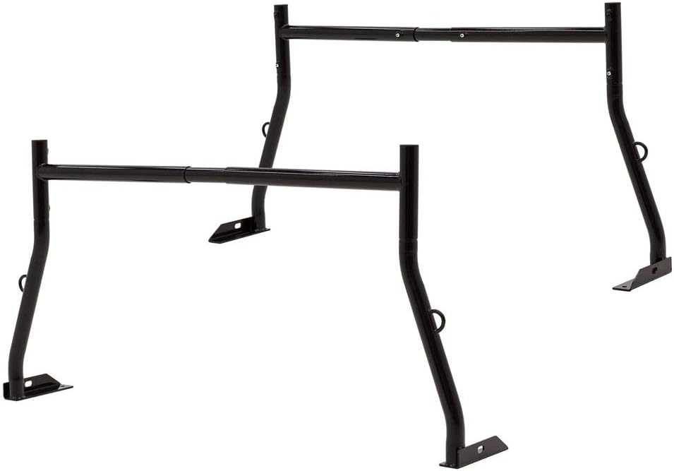 Black Aluminum Pickup Truck Bed Utility Rack O67533