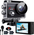 4K 20MP Waterproof Action Camera with 2 Batteries, Pack of 2 J211