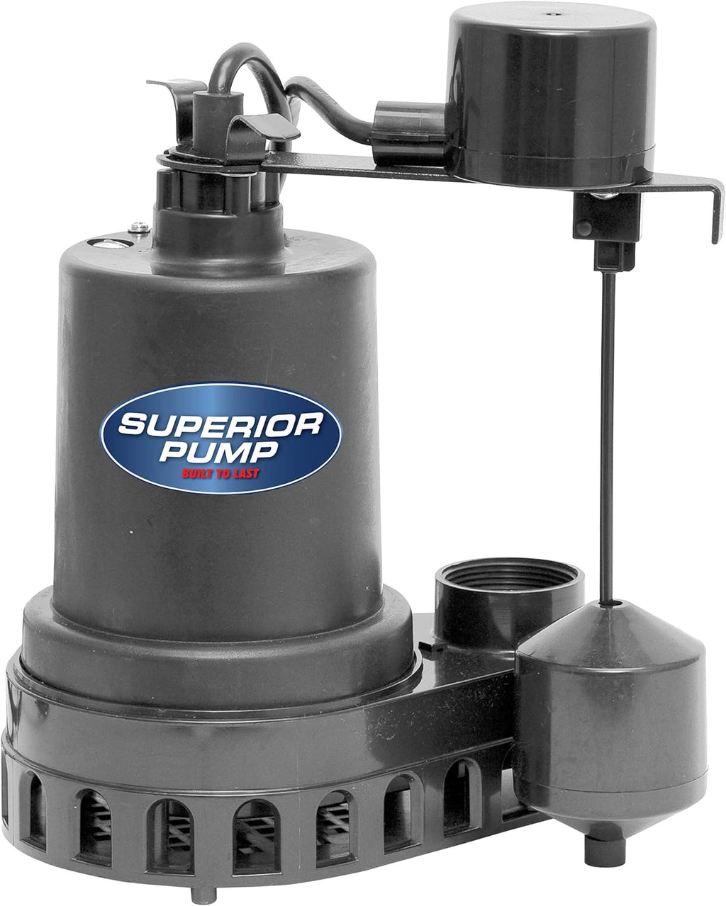 1/2 HP Thermoplastic Submersible Sump Pump with Vertical Float Switch Pack of 2 B425