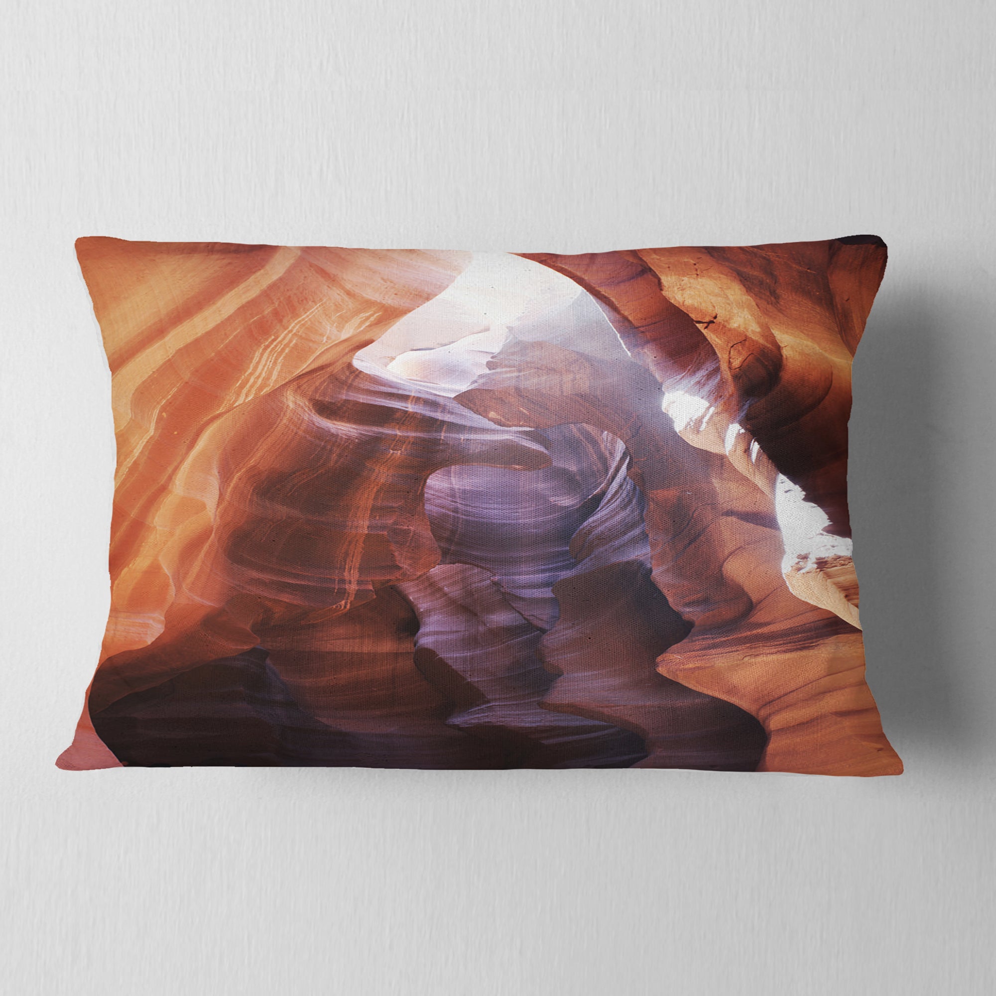 Purple Throw Pillow W5375