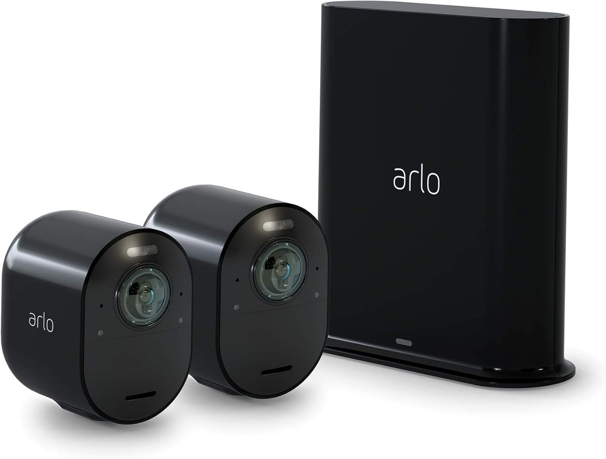 Black 4K Wireless Security Camera System A66477