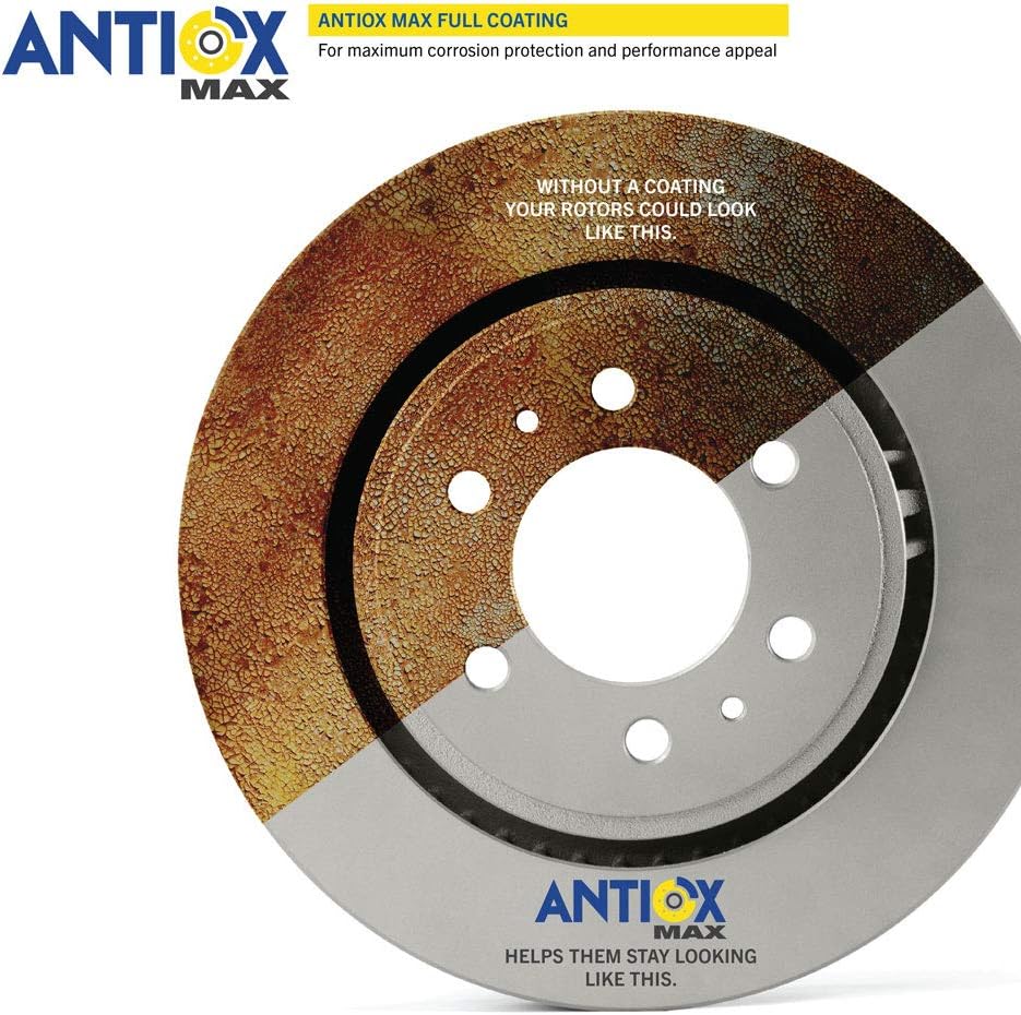 Pack of 2 Rear Brake Rotor D81737