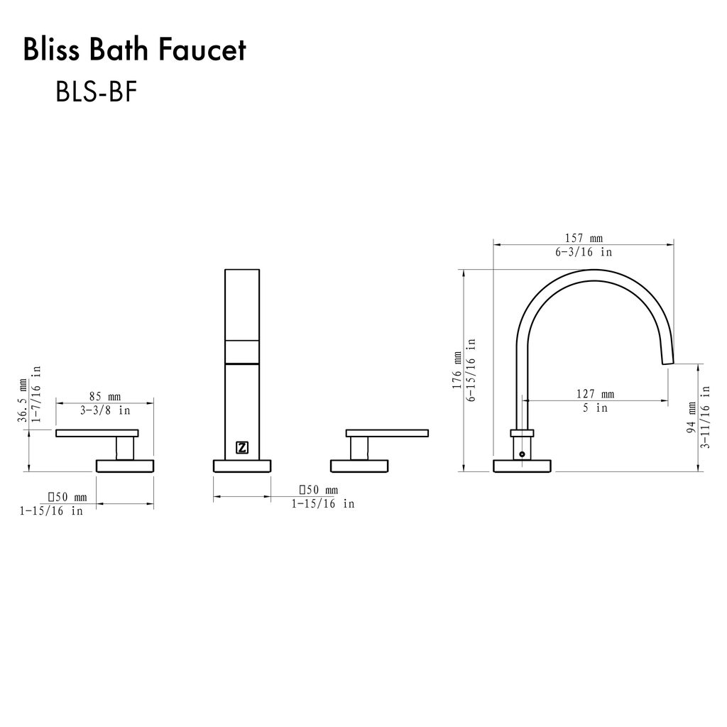 Polished Gold Bath Faucet C841021
