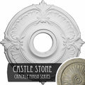 18x22OD x 4x22ID x 5/8x22P Hand-Painted Ceiling Medallion R918328