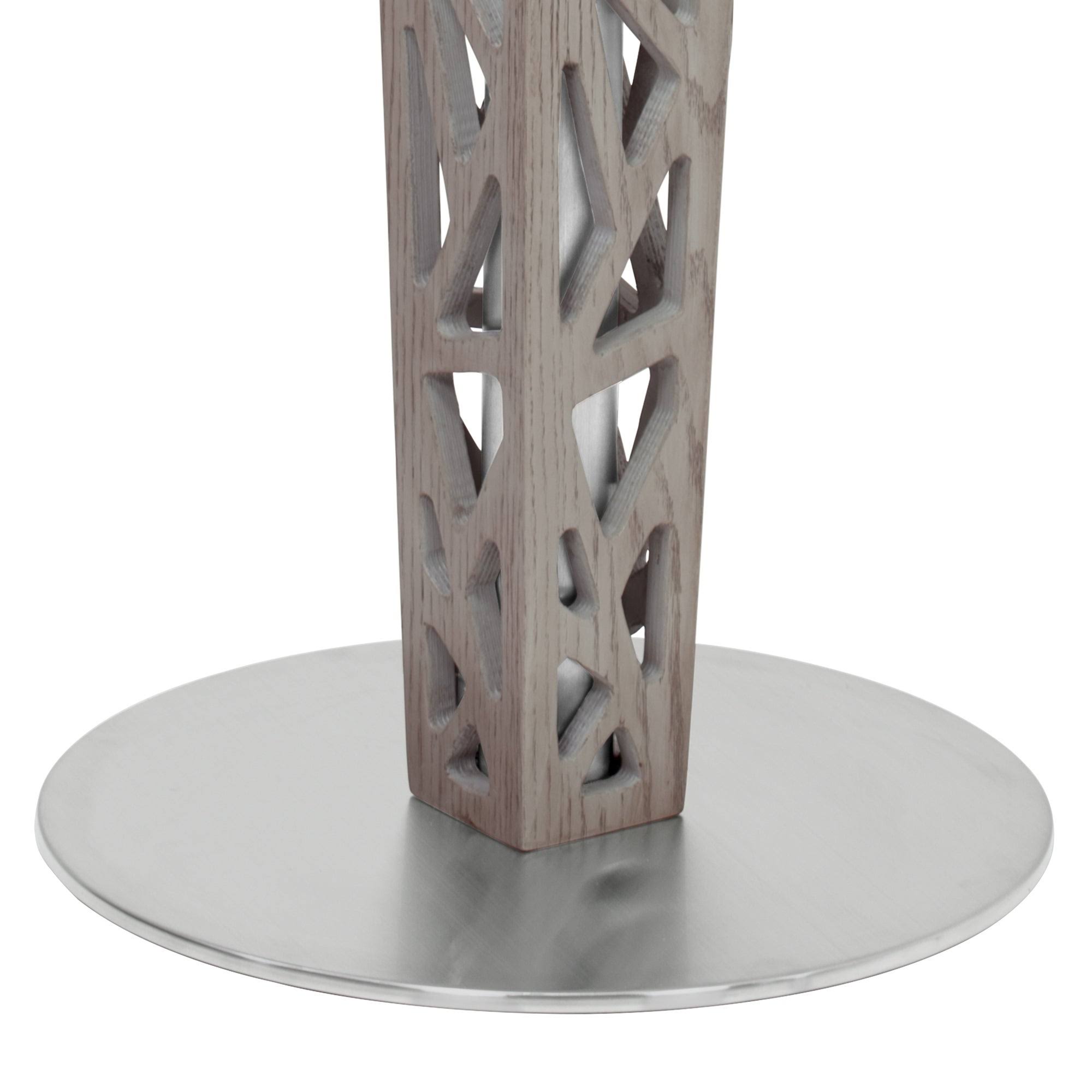 Crystal Walnut Bar Table T1524