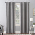 Gray Velvet Blackout Curtain Panel 50x108 K28700