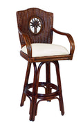 Indoor Swivel Rattan Counterstool A4960