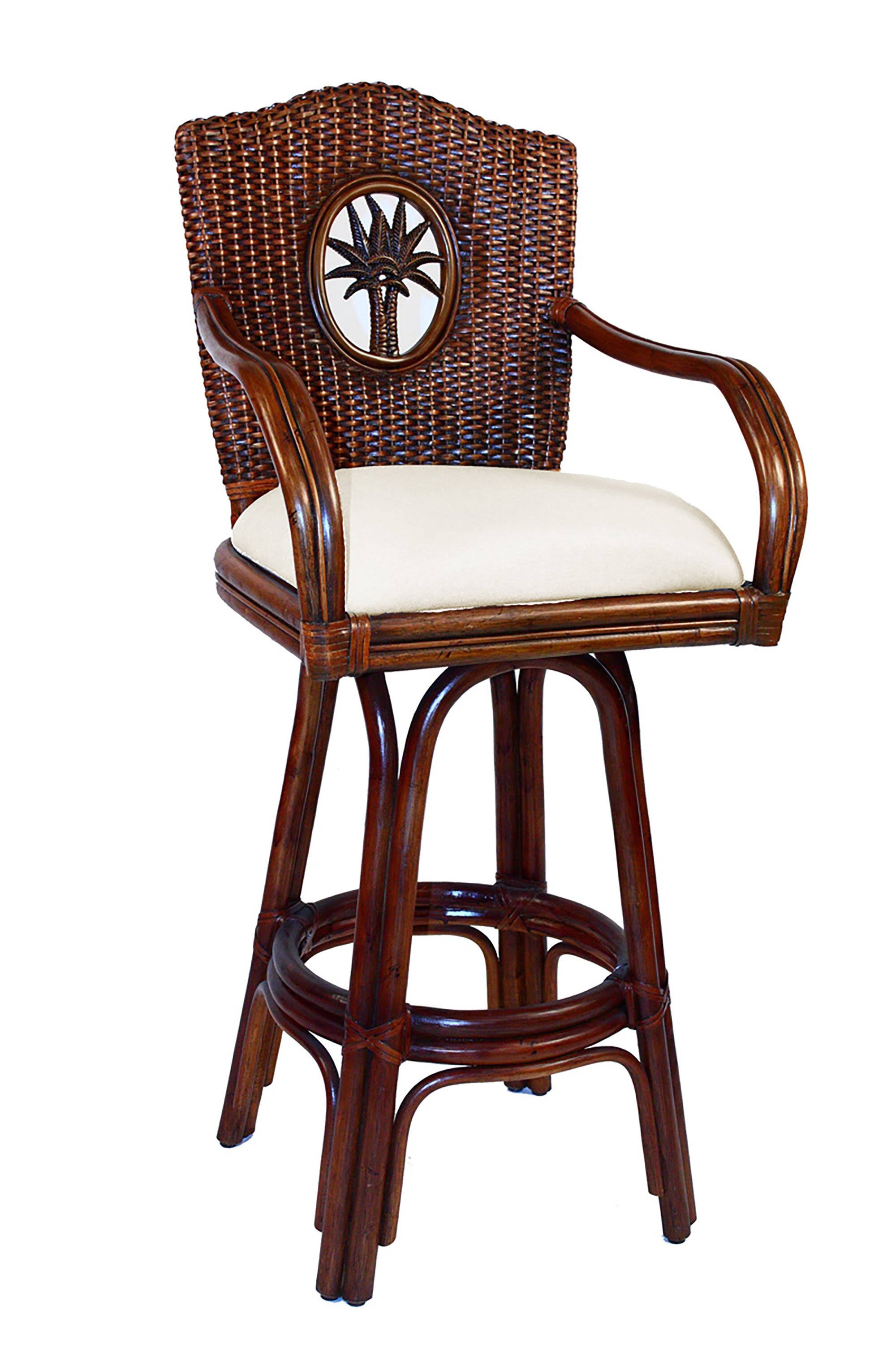 Indoor Swivel Rattan Counterstool A4960