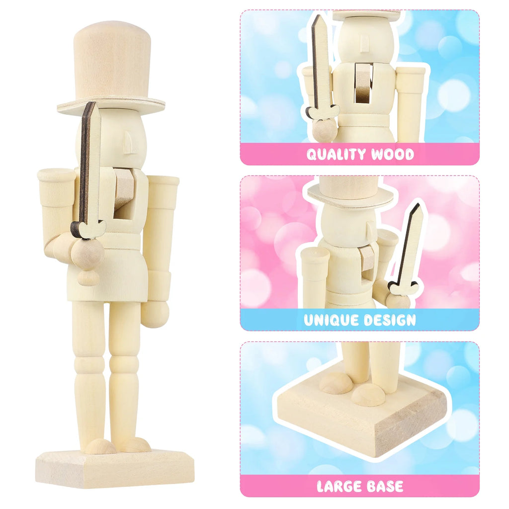Unfinished Wooden Nutcracker Doll T225652
