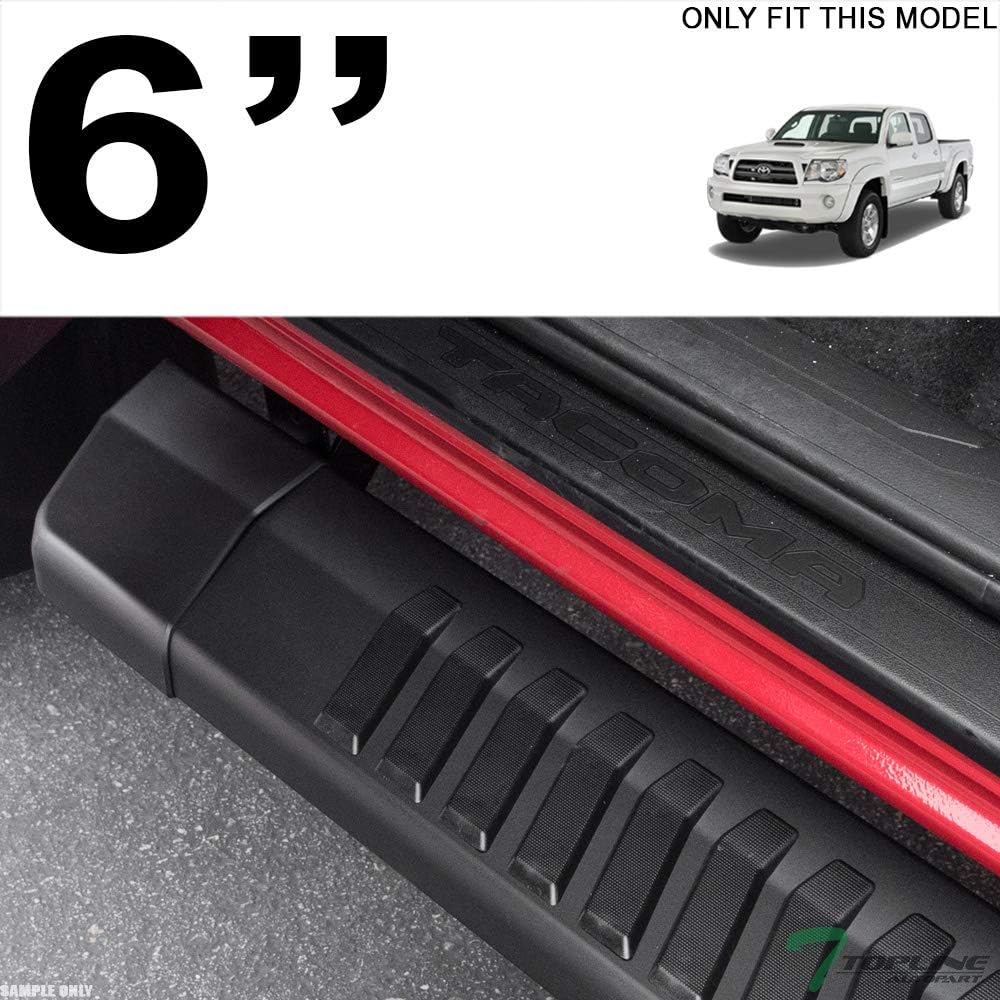 Matte Black Aluminum Side Step Rail Running Boards R1291