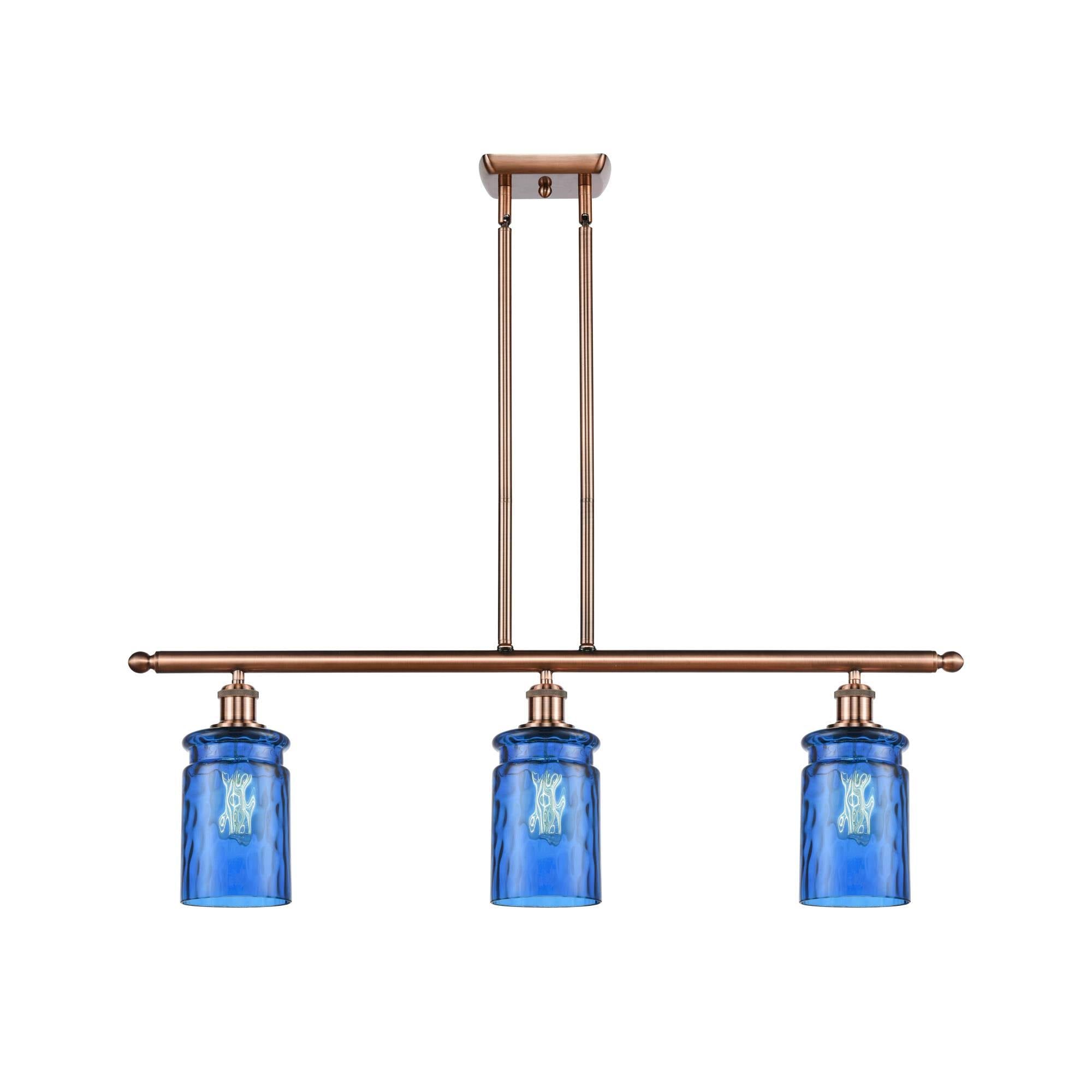 Brushed Brass 3 Light Island Light F8684