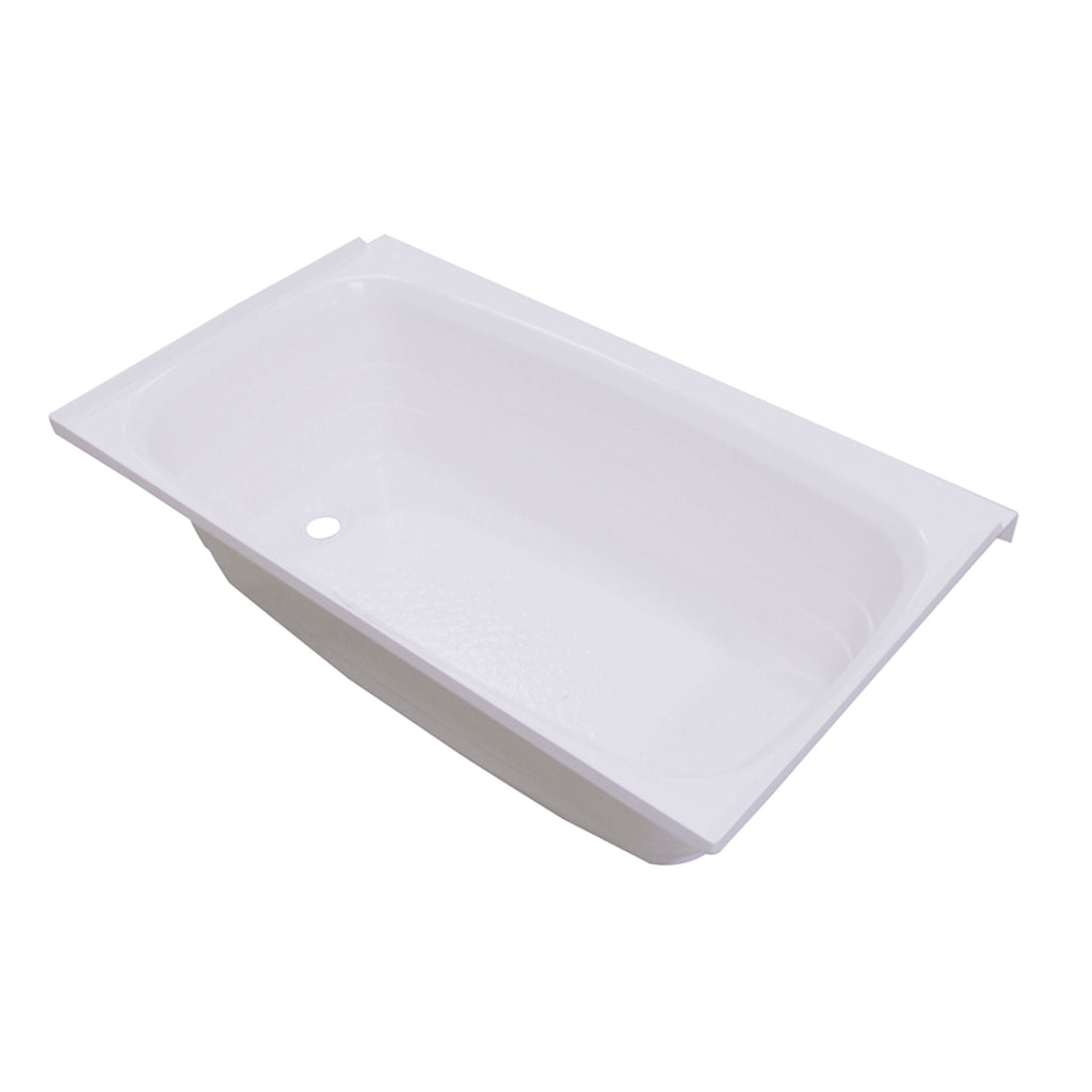 White RV Left Hand Tub A120225