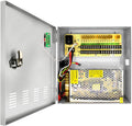 CCTV Power Supply 18CH DC 12V 30 Amp 360 Watt Electrical Box with AC Plug and Lock L402561