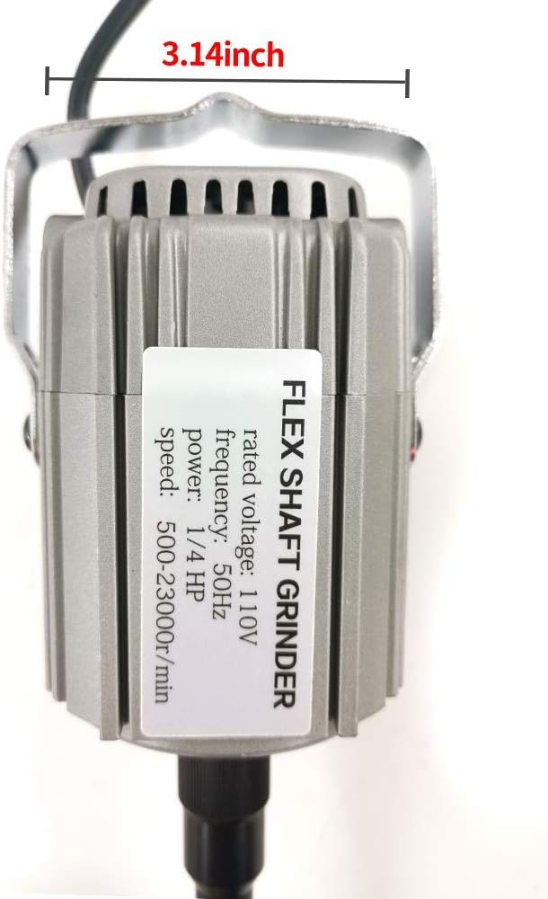 Flex Shaft Rotary Tool 780W 6.5MM Hanging Grinder Carver with Foot Pedal Control E465