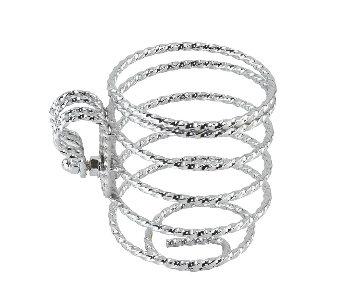 Chrome Steel Twisted Cup Holder for Bikes Q5694