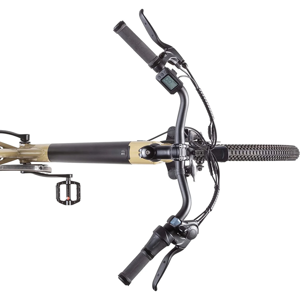 16" 7-Speed Electric Bike with Rear Rack R135796