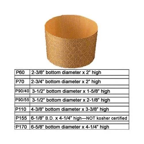 Panettone Disposable Paper Baking Mold, Case of 2400 P75660