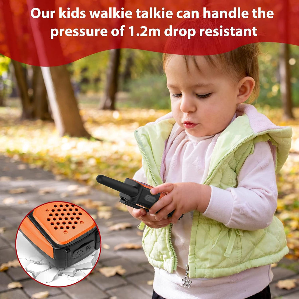 Walkie Talkie with Batteries and Charger (Blue Pink White Orange Green) U981