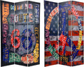 6 ft. Tall Double Sided Room Divider W738