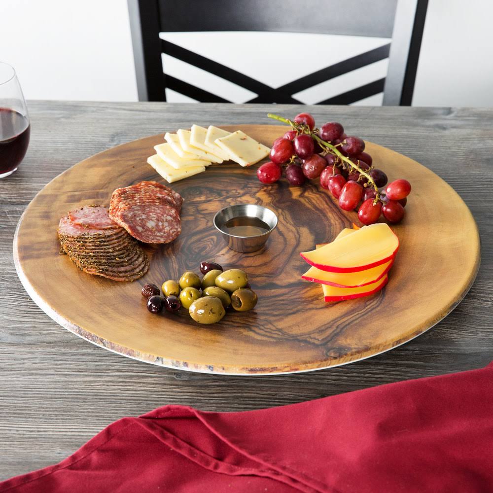 Olive Wood Melamine Serving Board H2156